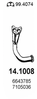 Exhaust Pipe (14.1008)