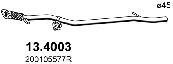 Exhaust Pipe (13.4003)