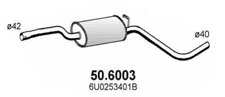 Centre Muffler (50.6003)