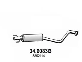 Centre Muffler (34.6083B)