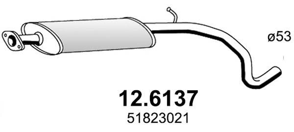 Centre Muffler (12.6137)