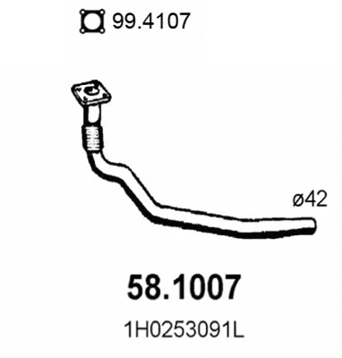 Exhaust Pipe (58.1007)