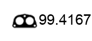 Gasket, exhaust pipe (99.4167)