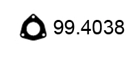 Gasket, exhaust pipe (99.4038)