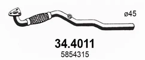 Exhaust Pipe (34.4011)
