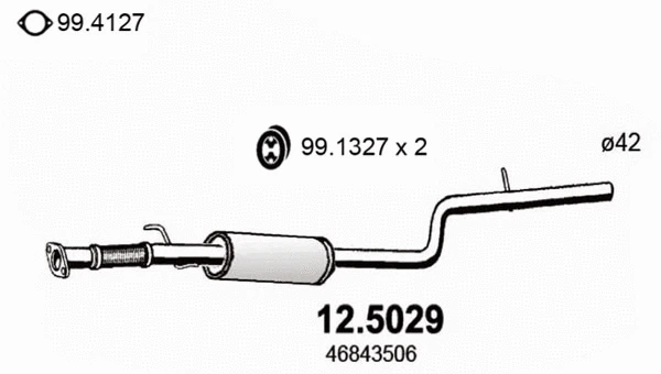 Exhaust Pipe (12.5029)