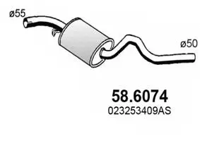 Centre Muffler (58.6074)