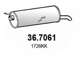 Rear Muffler (36.7061)