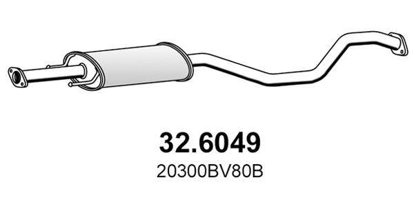 Centre Muffler (32.6049)