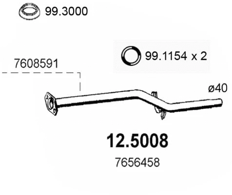 Exhaust Pipe (12.5008)