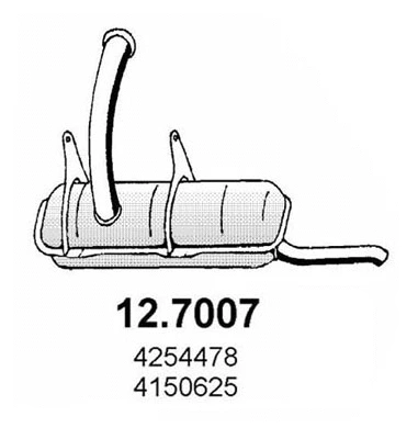 Rear Muffler (12.7007)