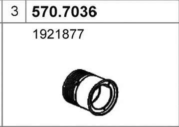 Centre/Rear Muffler (570.7036)