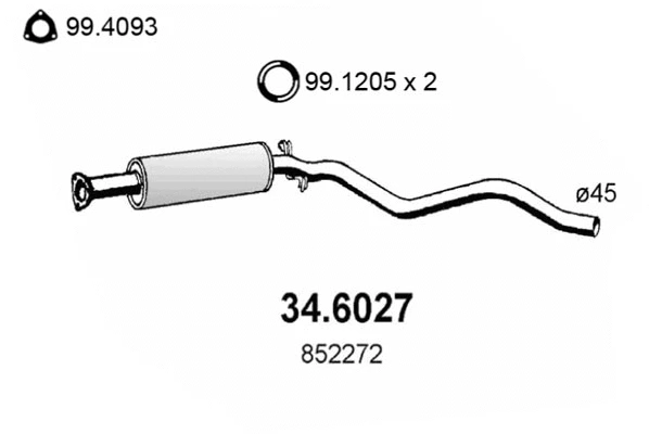 Centre Muffler (34.6027)