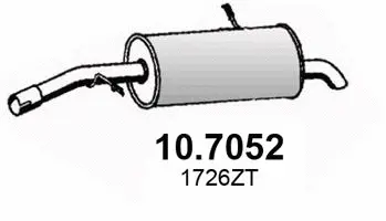 Rear Muffler (10.7052)