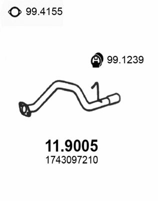 Exhaust Pipe (11.9005)
