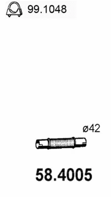 Exhaust Pipe (58.4005)