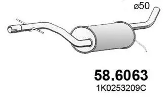 Centre Muffler (58.6063)