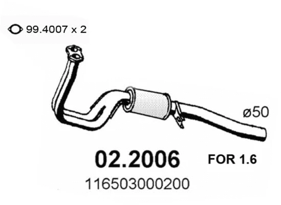 Front Muffler (02.2006)