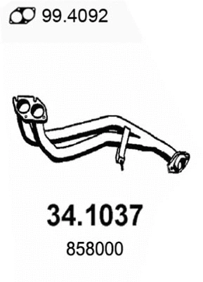 Exhaust Pipe (34.1037)