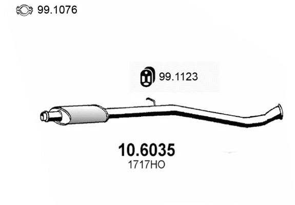 Centre Muffler (10.6035)