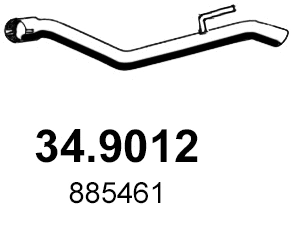 Exhaust Pipe (34.9012)