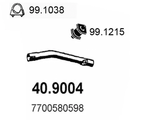 Exhaust Pipe (40.9004)