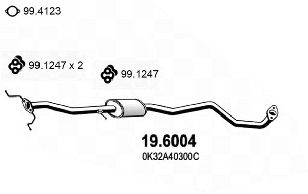 Centre Muffler (19.6004)