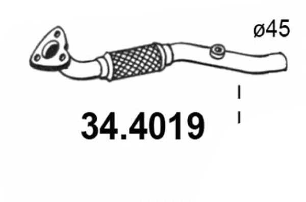 Exhaust Pipe (34.4019)