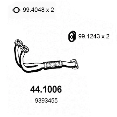 Exhaust Pipe (44.1006)