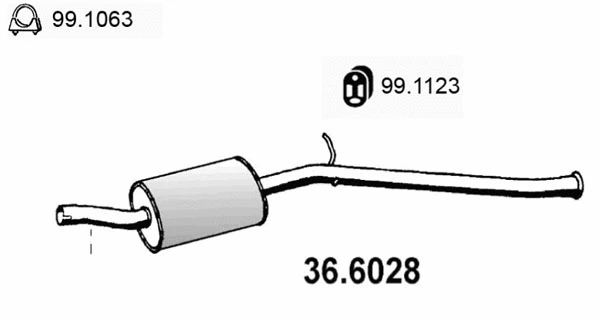 Centre Muffler (36.6028)