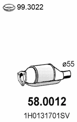 Catalytic Converter (58.0012)