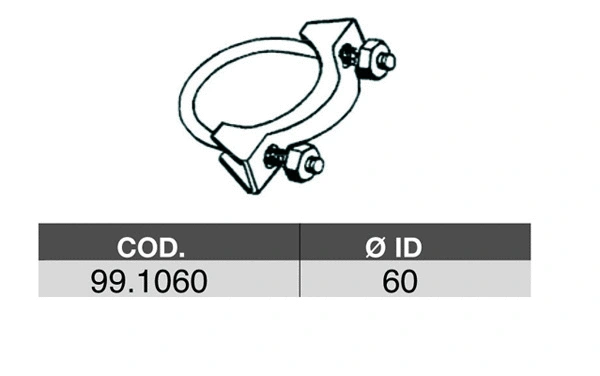 Pipe Connector, exhaust system (99.1060)