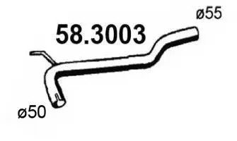 Exhaust Pipe (58.3003)
