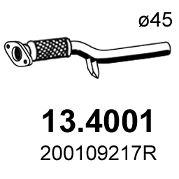 Exhaust Pipe (13.4001)
