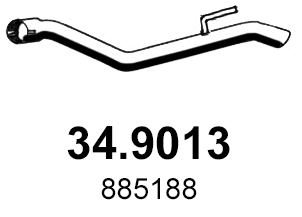 Exhaust Pipe (34.9013)