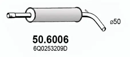 Centre Muffler (50.6006)