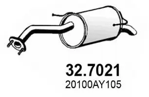 Rear Muffler (32.7021)
