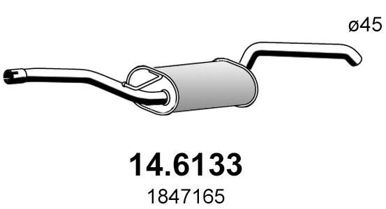 Centre Muffler (14.6133)