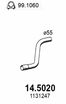 Exhaust Pipe (14.5020)