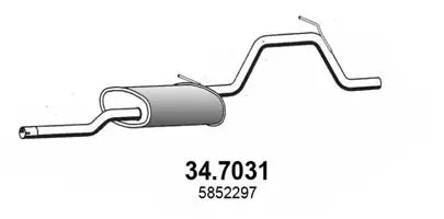 Rear Muffler (34.7031)