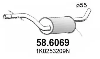 Centre Muffler (58.6069)