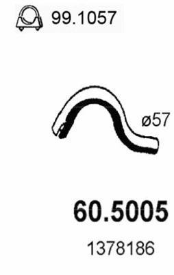 Exhaust Pipe (60.5005)