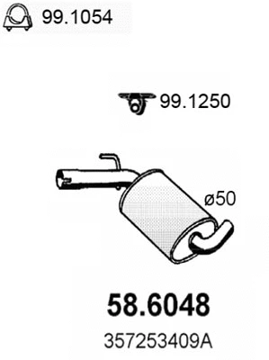 Centre Muffler (58.6048)