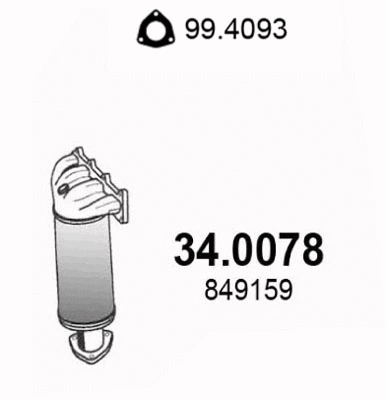 Catalytic Converter (34.0078)