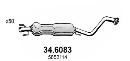 Centre Muffler (34.6083)