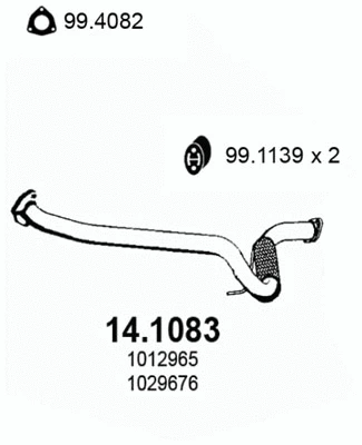 Exhaust Pipe (14.1083)