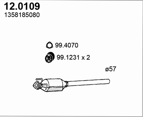 Catalytic Converter (12.0109)