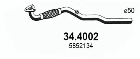 Exhaust Pipe (34.4002)