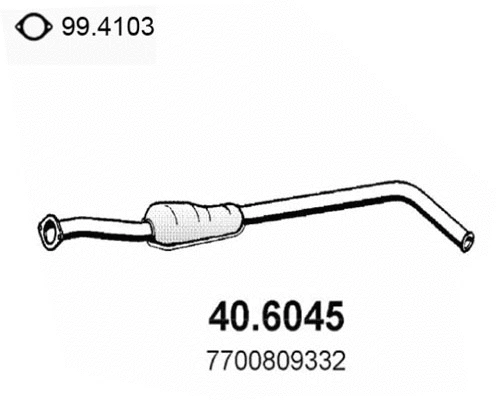 Centre Muffler (40.6045)