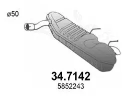 Rear Muffler (34.7142)